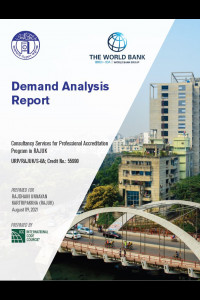 D-02_Demand Analysis Report of Consultancy Services for Professional Accreditation Program in RAJUK, under Package No. URPRAJUKS-8A-এর কভার ইমেজ